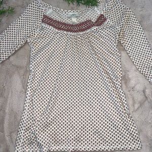 3/$20 Loft 3/4 Sleeve Tee Size Small
